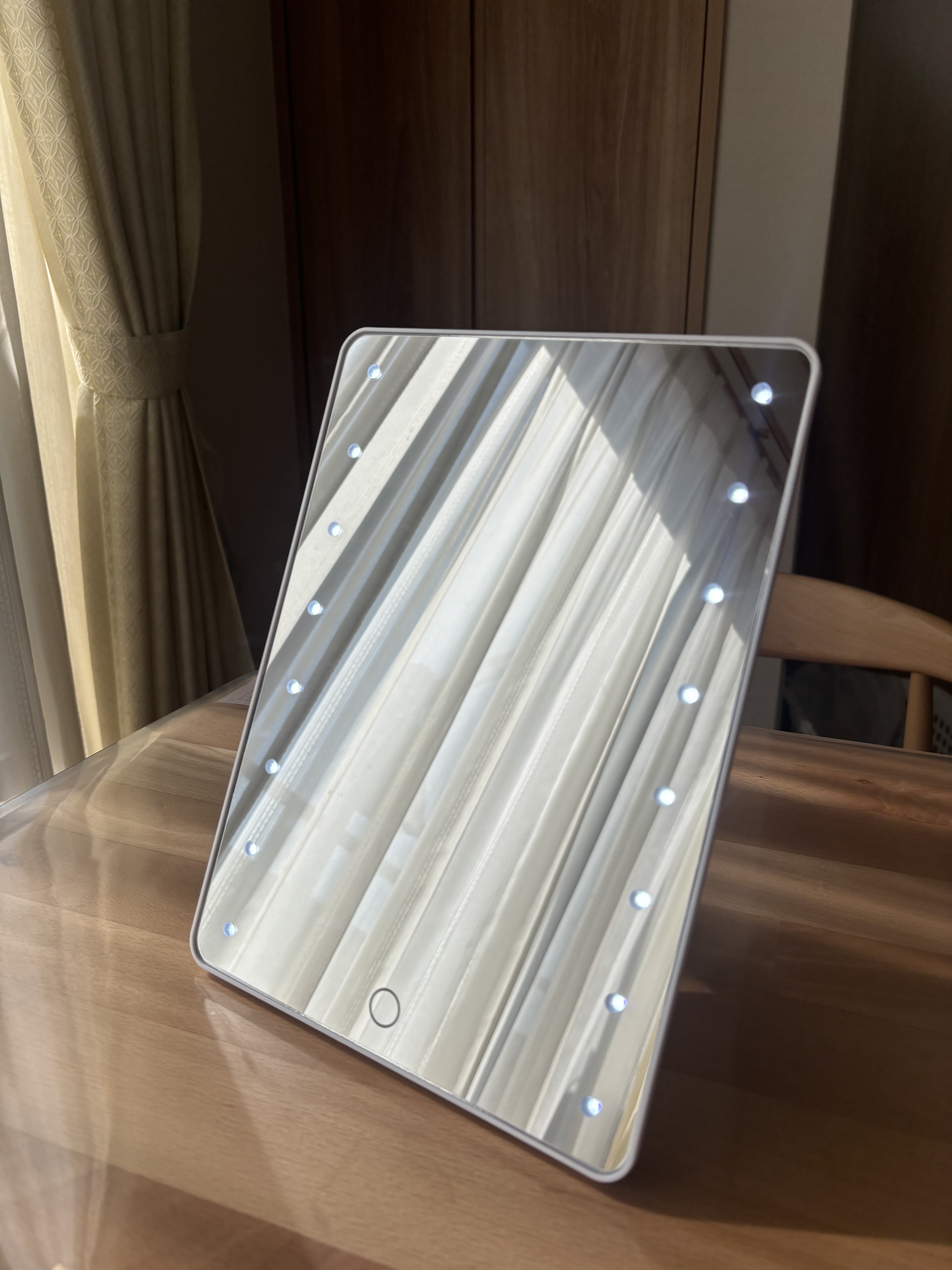 フランフラン 女優ミラーのクチコミ「【使った商品】Franc franc
BRIGHTENING MIRROR Lucio L
【.....」（3枚目）