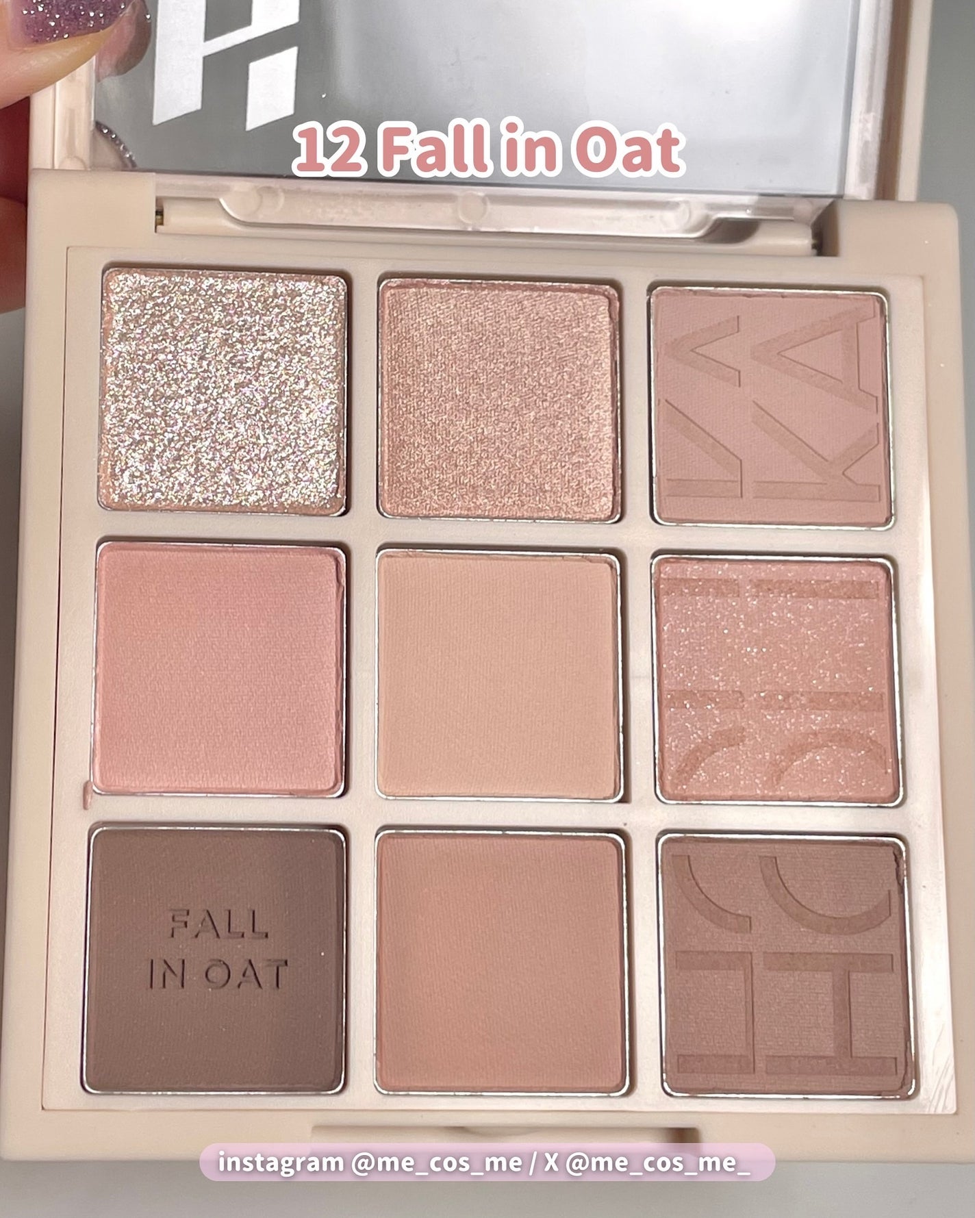 マイフェイブムードアイパレット 9カラー/HOLIKA HOLIKA/アイシャドウパレットを使ったクチコミ(5枚目)