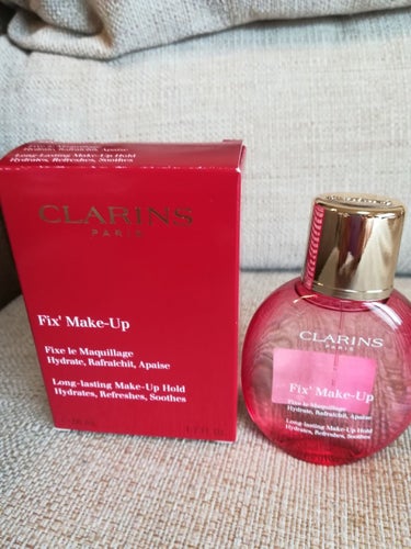 フィックス メイクアップ/CLARINS/ミスト状化粧水を使ったクチコミ（1枚目）