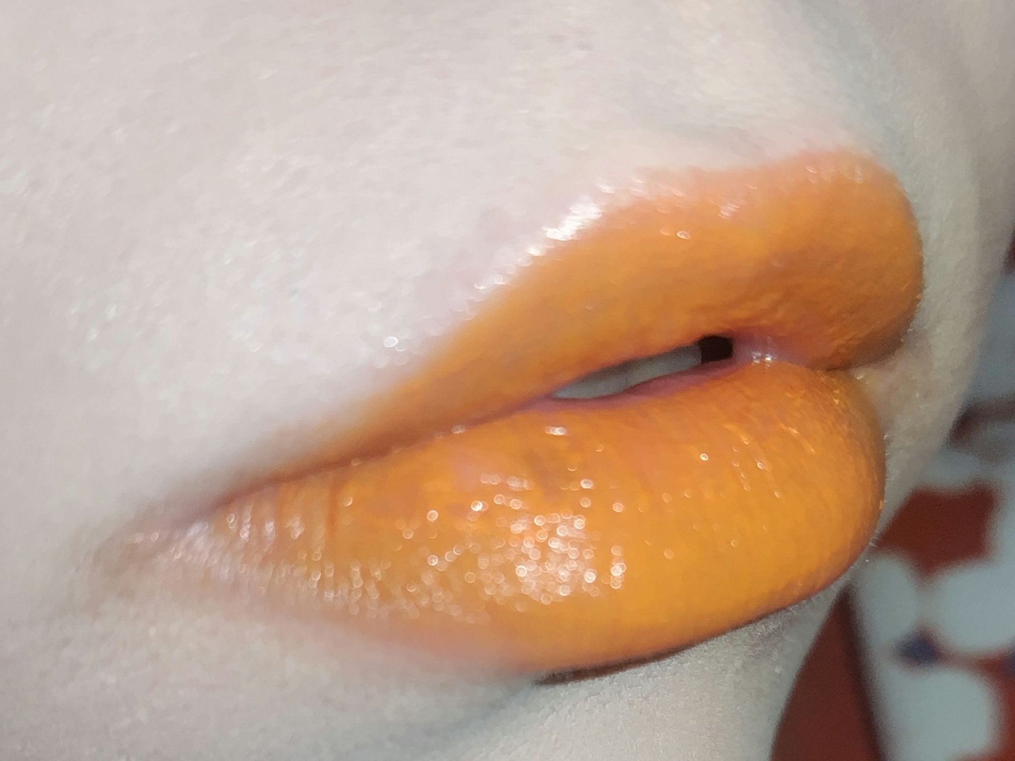 ルージュ アンリミテッド マット M OR 01 unfollower/shu uemura/口紅を使ったクチコミ（2枚目）