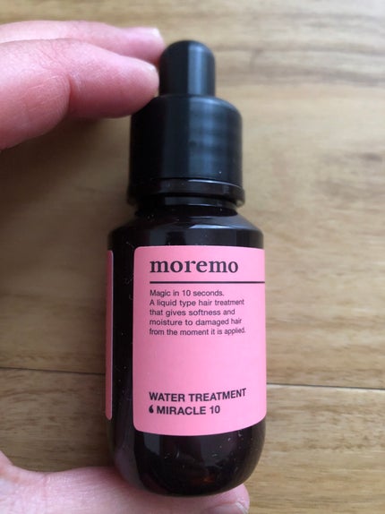 ウォータートリートメントミラクル10/moremo/洗い流すヘアトリートメントを使ったクチコミ(1枚目)