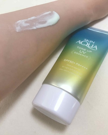 スキンアクア トーンアップUVエッセンス/スキンアクア/日焼け止めクリームを使ったクチコミ(2枚目)