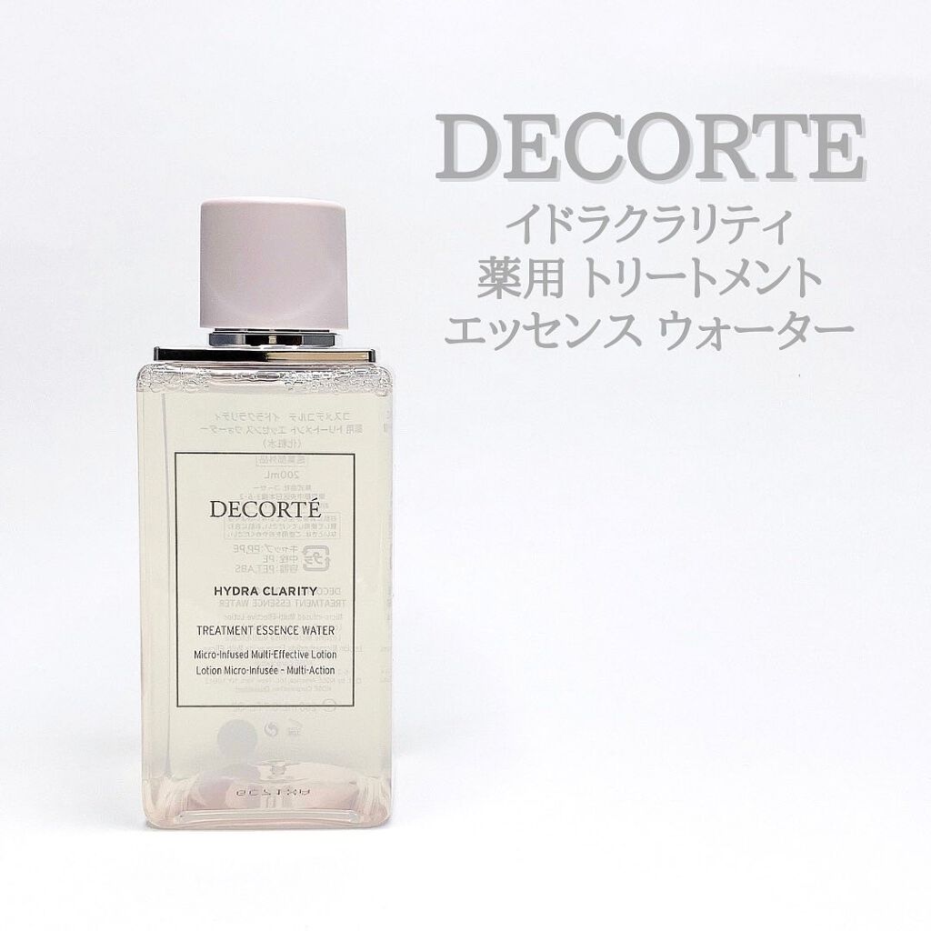 イドラクラリティ 薬用 トリートメント エッセンス ウォーター/DECORTÉ/化粧水を使ったクチコミ(1枚目)