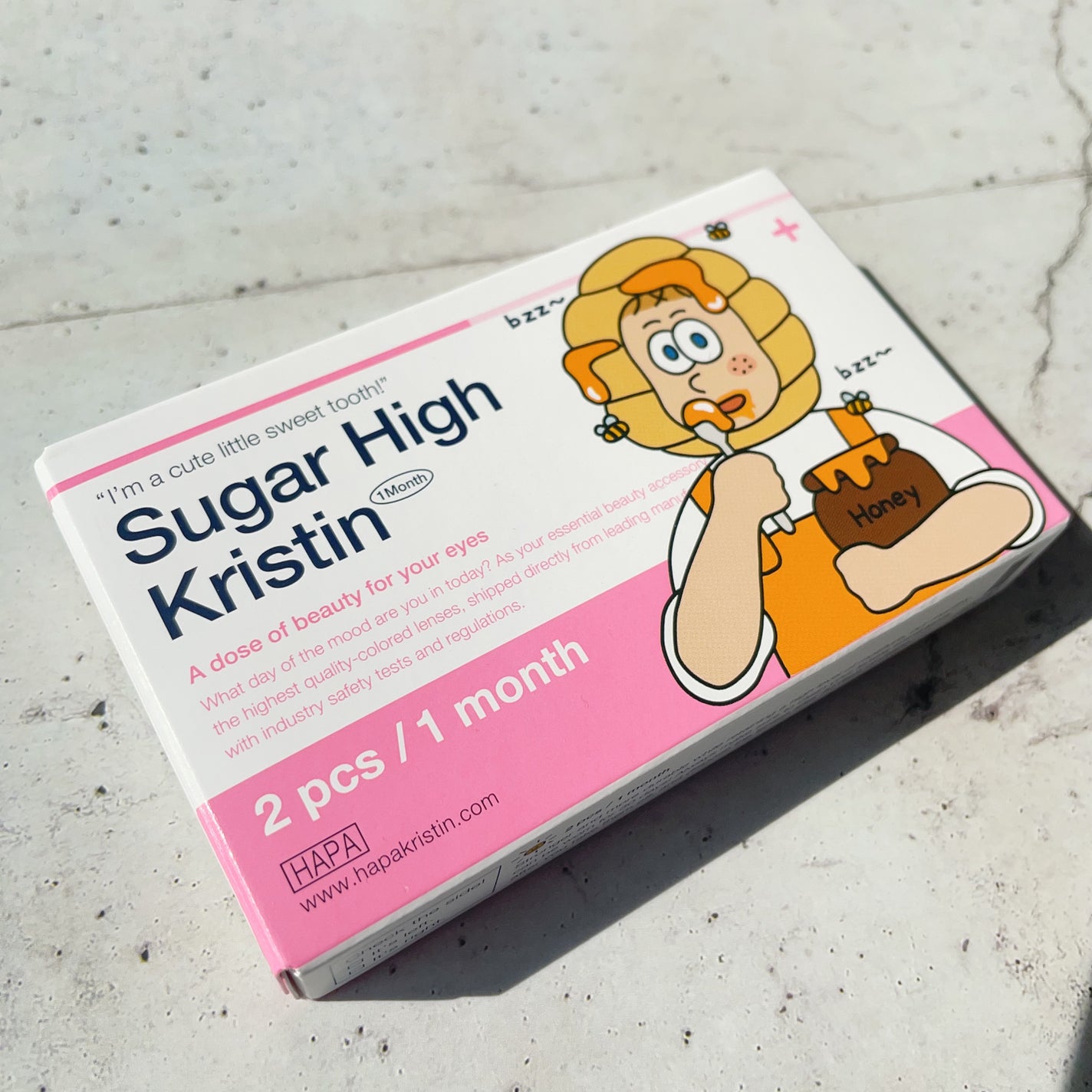 Sugar High Kristin Plus 1month/Hapa kristin/1ヶ月(1MONTH)カラコンを使ったクチコミ(6枚目)