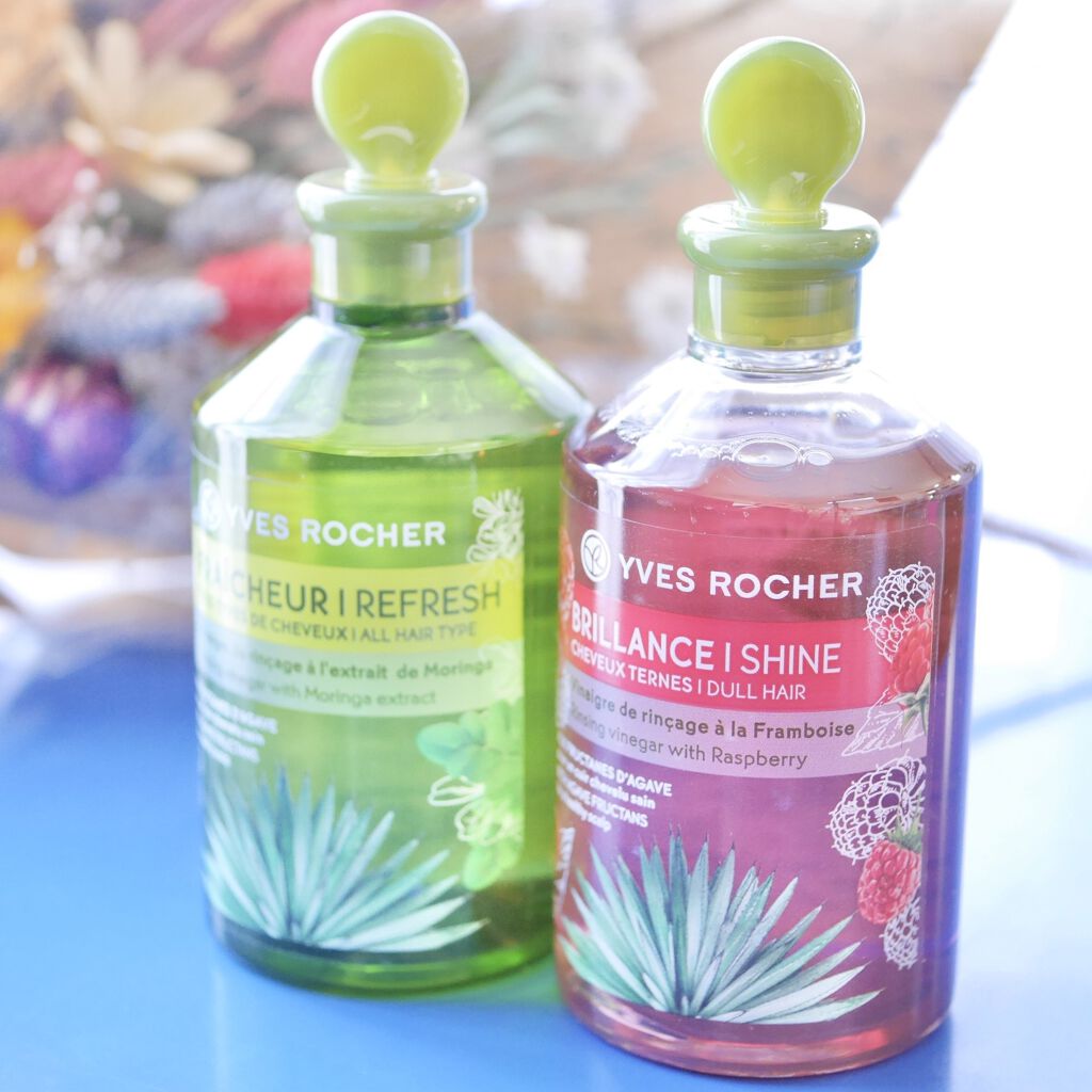 リンシングビネガー シルキーシャイン さらキララズベリー/イヴ・ロシェ/洗い流すヘアトリートメントを使ったクチコミ（1枚目）