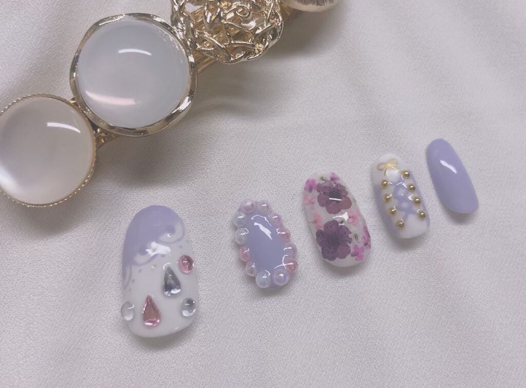 ジェルネイル(ライト対応)/セリア/ジェルネイルを使ったクチコミ(1枚目)