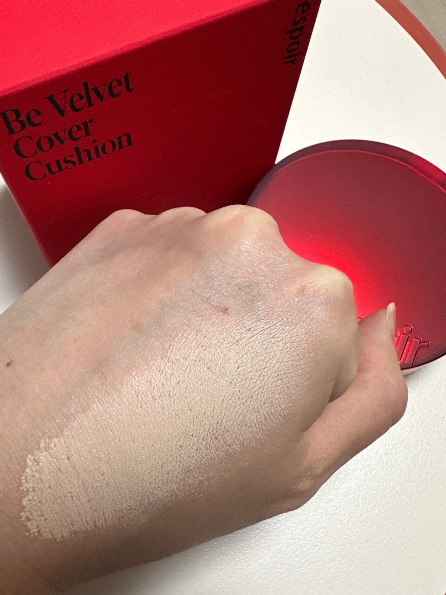ビーベルベットカバークッション/espoir/クッションファンデーションを使ったクチコミ(2枚目)