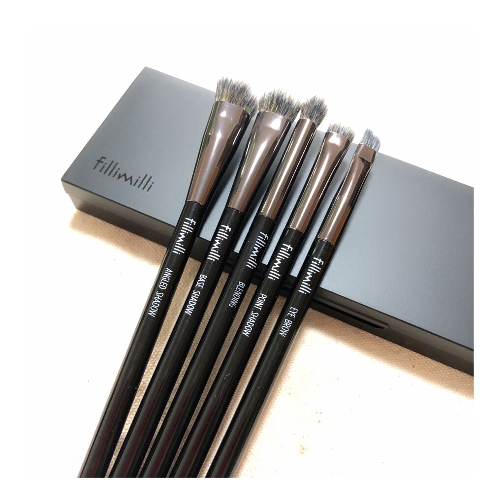 fillimilli アイメイクブラシセット/fillimilli/メイクブラシを使ったクチコミ(2枚目)