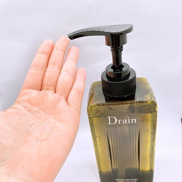 Drain ナチュラルボディウォッシュのクチコミ「Drainのナチュラルボディウォッシュを使用しました😊
洗浄成分を全て天然由来のものを採用して.....」（2枚目）