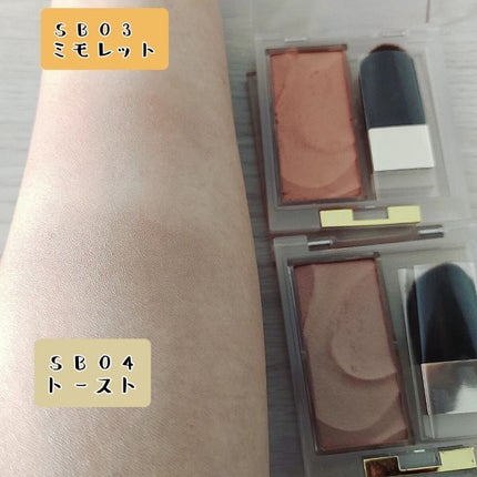 シームレストーン ブラッシュ/excel/パウダーチークを使ったクチコミ(3枚目)