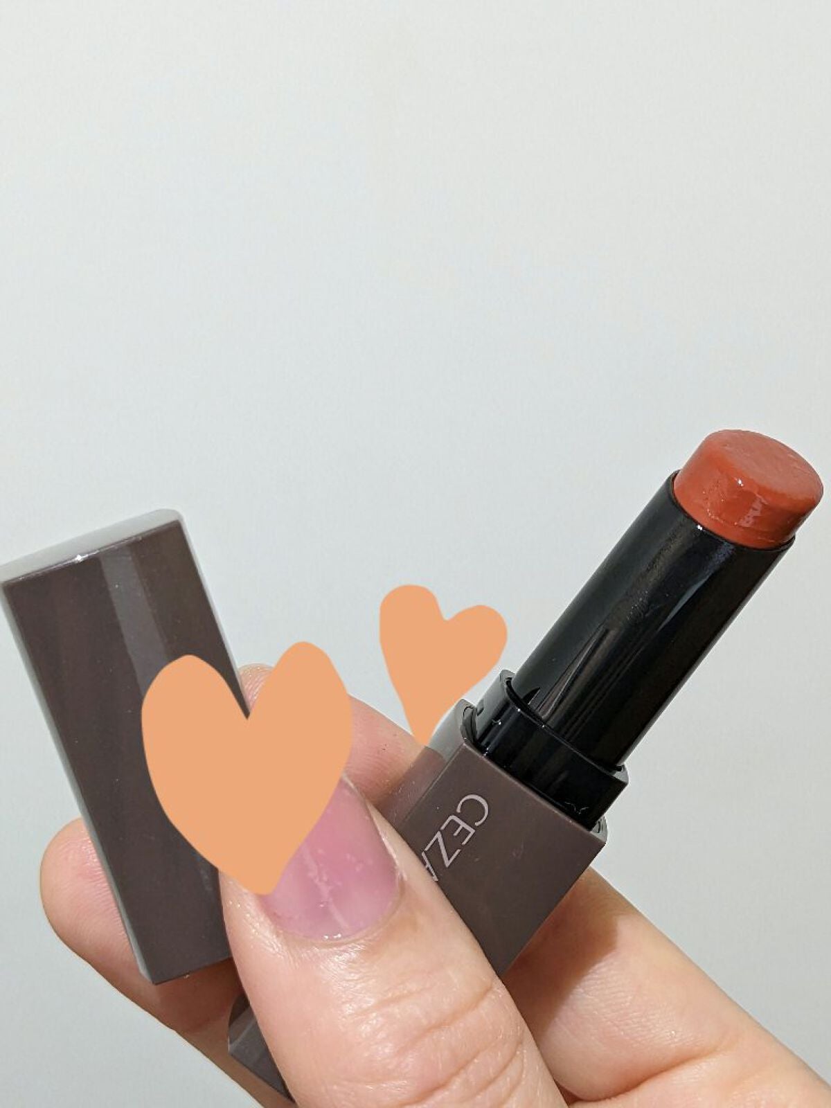 リップカラーシールド/CEZANNE/口紅を使ったクチコミ(3枚目)