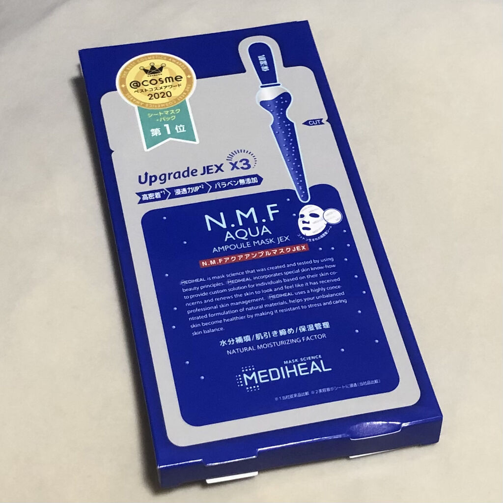 N.M.FアクアアンプルマスクJEX/MEDIHEAL/シートマスク・パックを使ったクチコミ（2枚目）