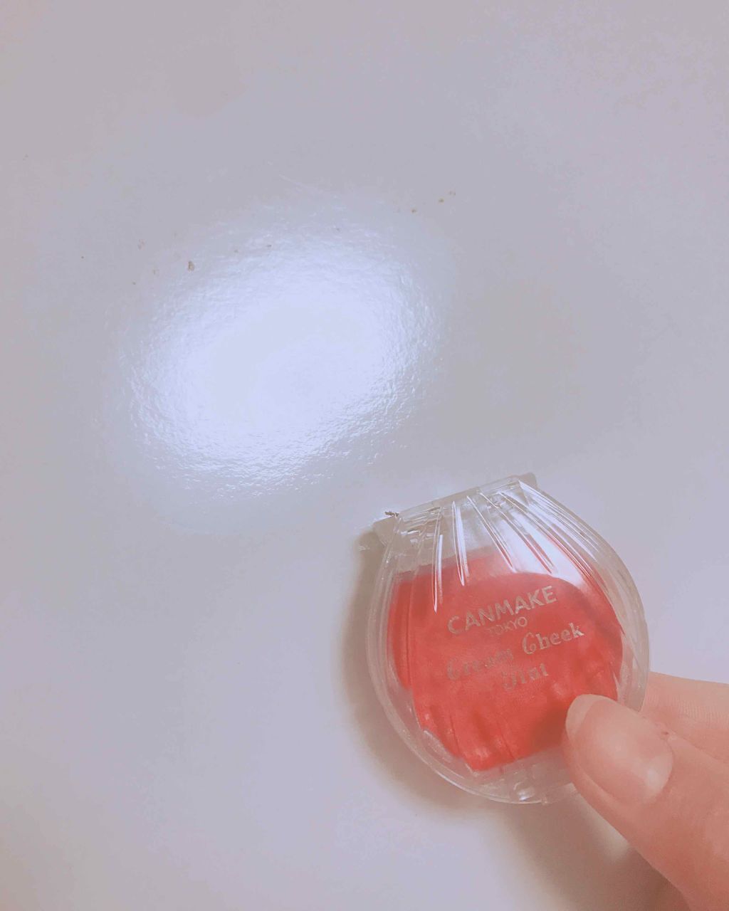 クリームチーク ティント/キャンメイク/ジェル・クリームチークを使ったクチコミ（1枚目）