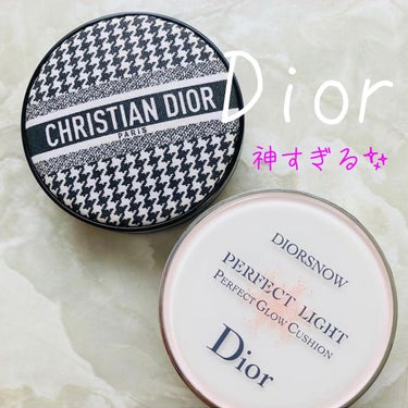 Dior ディオール  スノー パーフェクト ライト クッション SPF 50-PA+++のクチコミ「ベースメイクはDiorがとても好きです💖

左上→
#ディオール スキンフォーエバーグロウクッ.....」（1枚目）