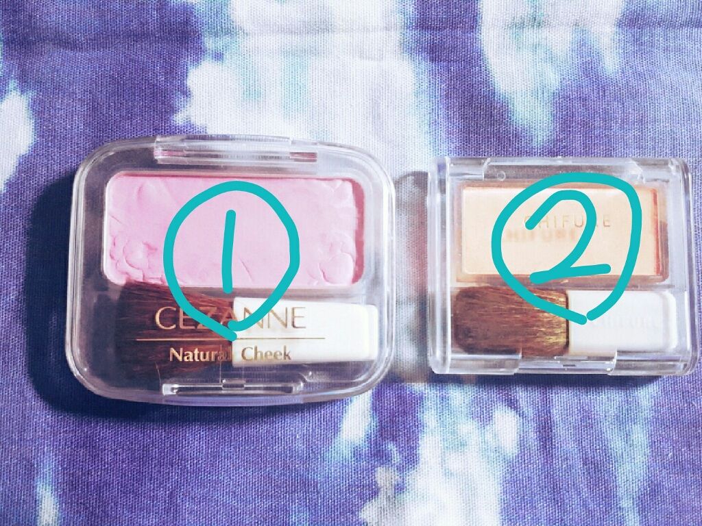 ナチュラル チークN/CEZANNE/パウダーチークを使ったクチコミ(2枚目)