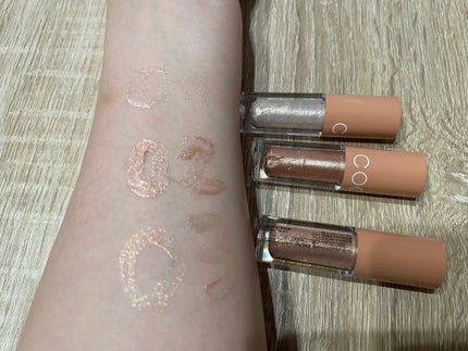 グリッターシャドウ/coou/グリッターを使ったクチコミ(2枚目)