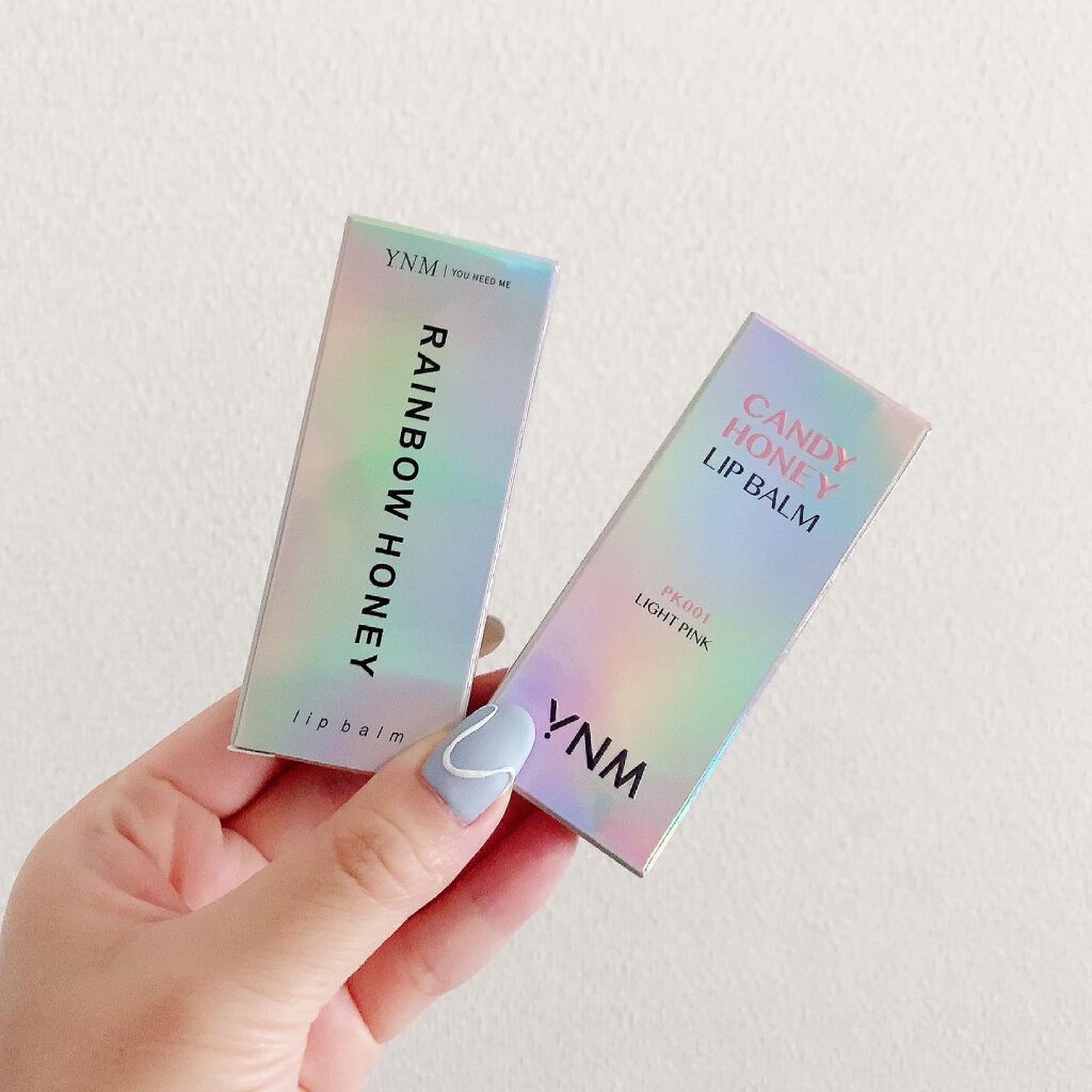 YNM  レインボーハニーリップバーム/YNM/リップバームを使ったクチコミ（2枚目）