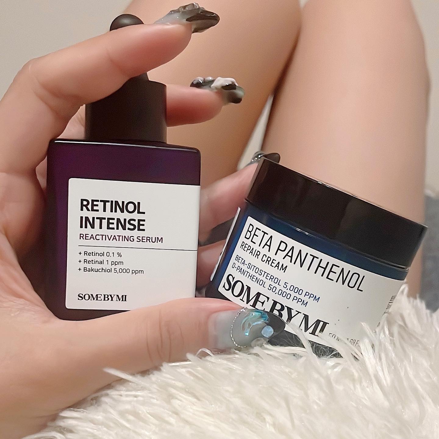 ❤︎
SOME BY MIのスキンケア🫧

🌷レチノール美容液
話題のレチノールスキンケア🫶🏻
低刺激だから、敏感肌の私でも副反応出ずに安心して使えてる🤍
※レチノール使用後は、日焼け止めを忘れずに

▶︎レチノール 0.1% /