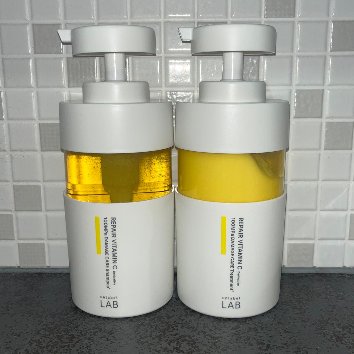 V リペア シャンプー/ヘアトリートメント/unlabel/市販シャンプーを使ったクチコミ(1枚目)