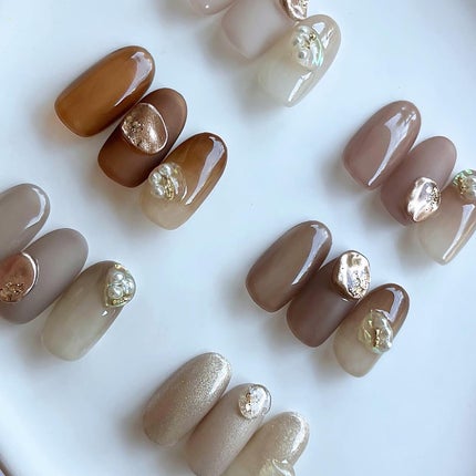 sato 🕊 self nail🫧🤍 on LIPS 「𝖬𝖸𝖲𝖳𝖨𝖢𝖩𝖮.𝖼𝗈𝗅𝗅𝖺𝖻𝗈𝗋𝖺𝗍𝗂𝗈𝗇𝖼𝗈𝗅𝗈𝗋@mys..」(4枚目)