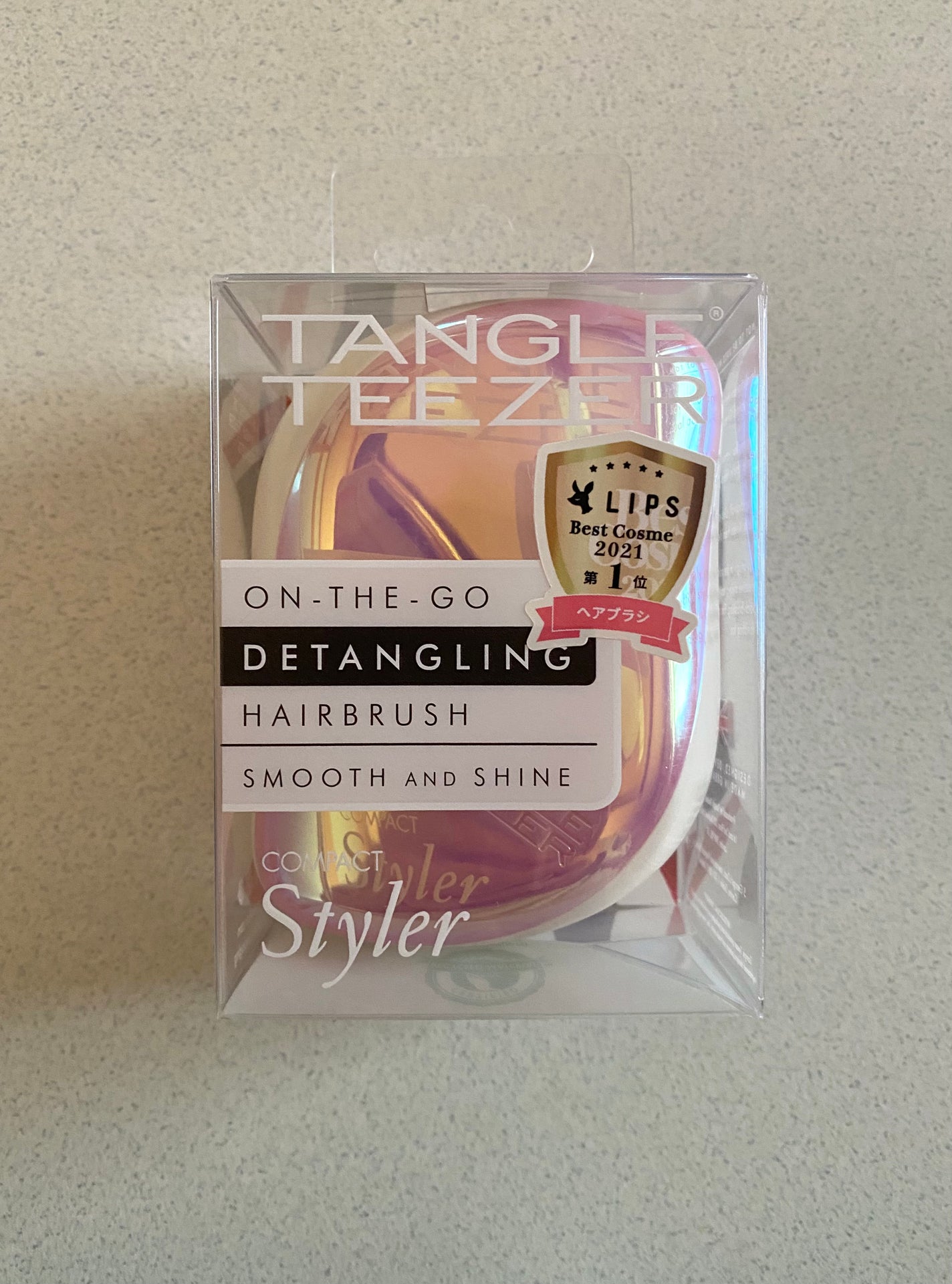 コンパクトスタイラー/TANGLE TEEZER/ヘアブラシを使ったクチコミ(1枚目)