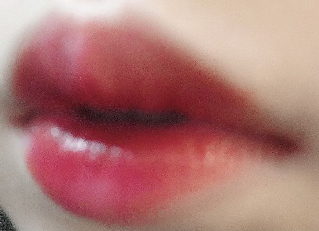 ルージュリップティント 02 クランベリー/Kirei&co./口紅を使ったクチコミ（2枚目）