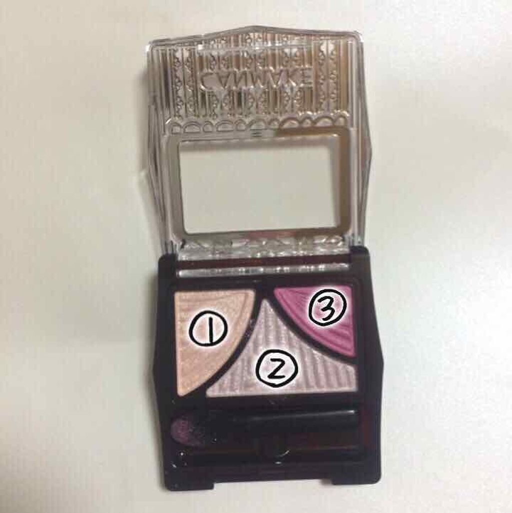 ジューシーピュアアイズ/キャンメイク/アイシャドウパレットを使ったクチコミ(2枚目)