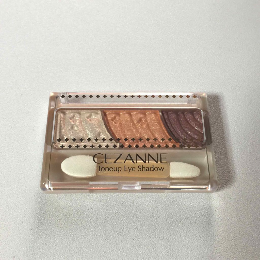 トーンアップアイシャドウ/CEZANNE/アイシャドウパレットを使ったクチコミ（1枚目）