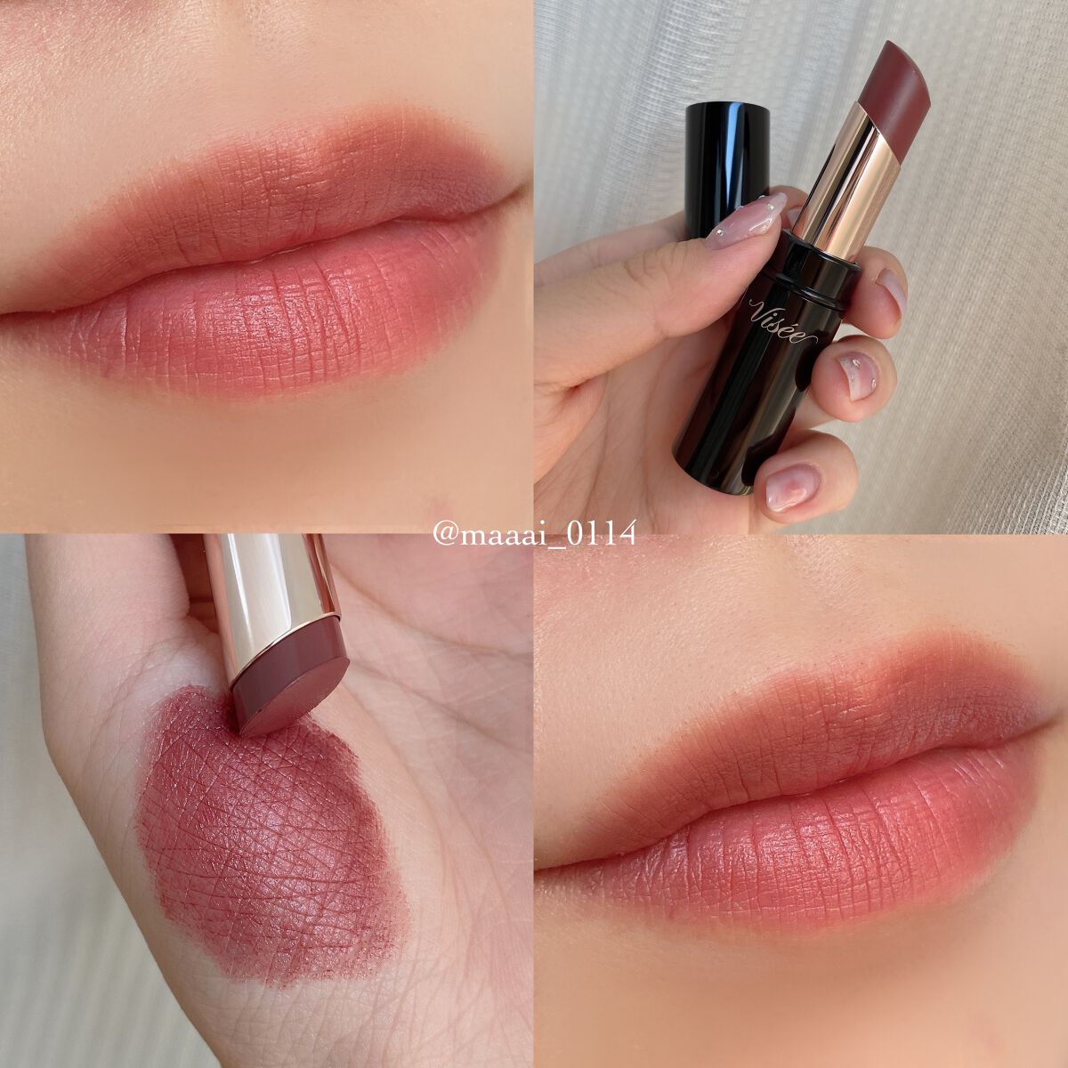 2022年秋新作口紅】ニュアンス マット ルージュ｜Viséeは落ち