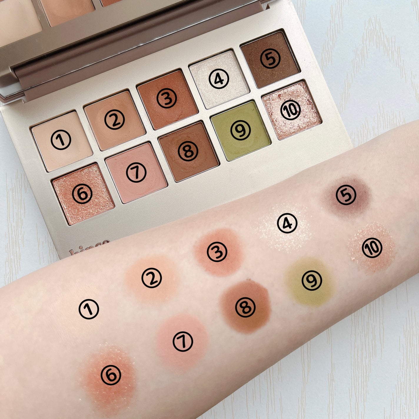 ニューデップスアイシャドウパレット/hince/アイシャドウパレットを使ったクチコミ(3枚目)