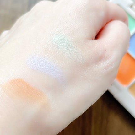 マルチフィックスコンシーラー&カラーコレクター/SHEGLAM/パレットコンシーラーを使ったクチコミ(5枚目)