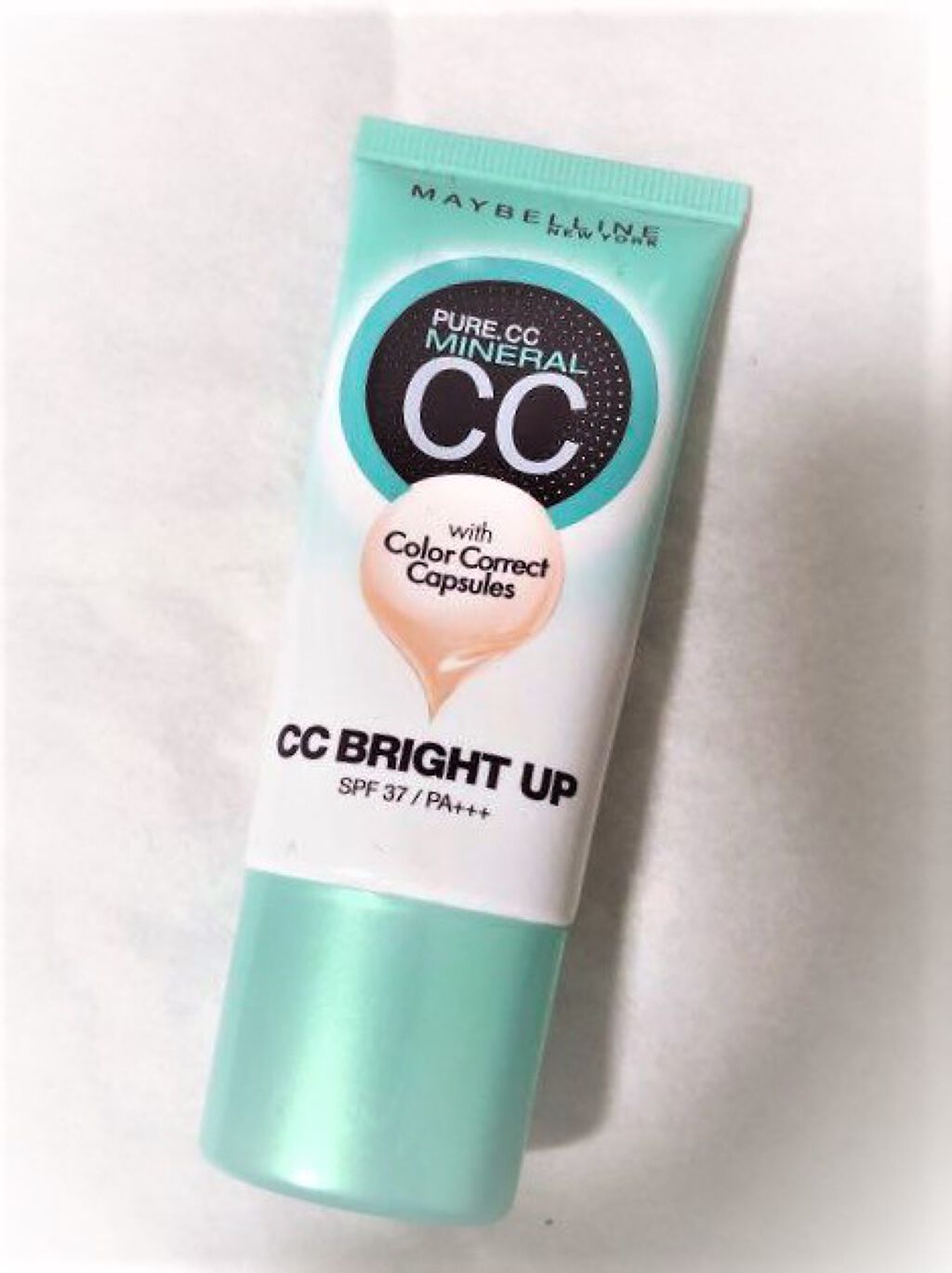ピュアミネラル CC ブライトアップ/MAYBELLINE NEW YORK/CCクリームを使ったクチコミ(1枚目)