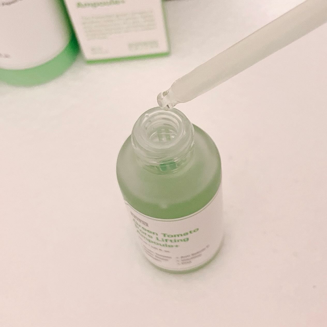 グリーントマトポアリフティングアンプル+/SUNGBOON EDITOR（成分エディター）/美容液を使ったクチコミ（2枚目）