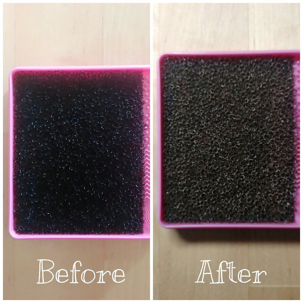 メイクブラシドライクリーナー/DAISO/メイクアップキットを使ったクチコミ(4枚目)