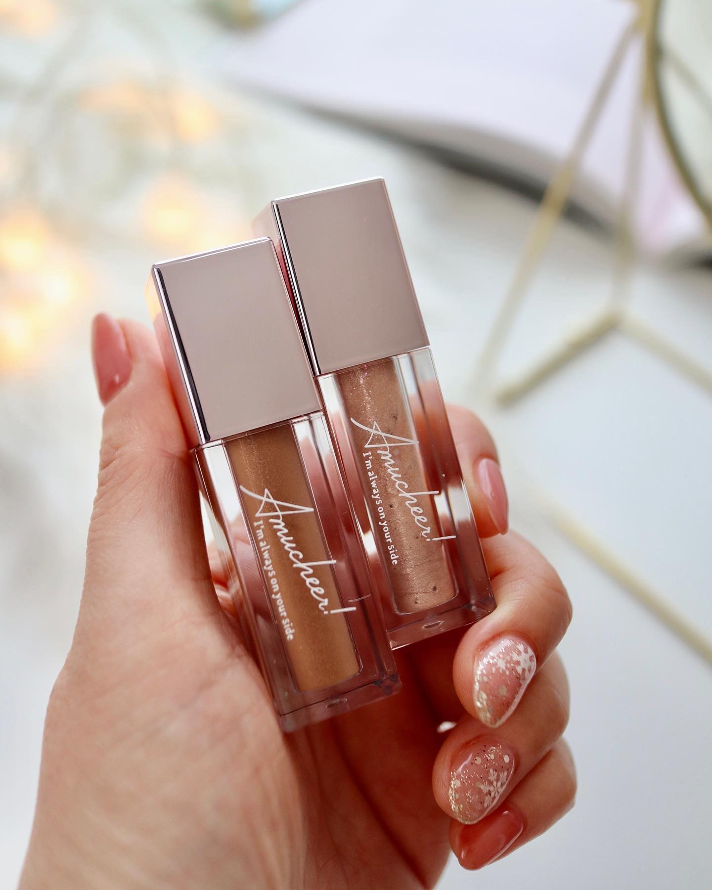 アミュチア セレクトタッチアイシャドウ P001 ナッティーラテ/クラブ/リキッドアイシャドウを使ったクチコミ（2枚目）