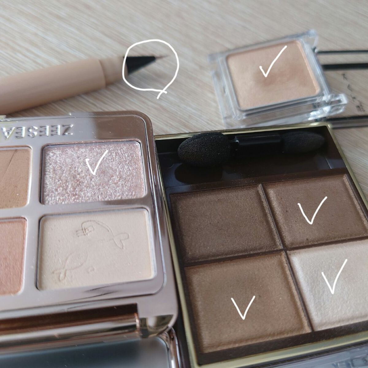 マルチブルーミングアイズ/K-パレット/スティックアイシャドウを使ったクチコミ（3枚目）