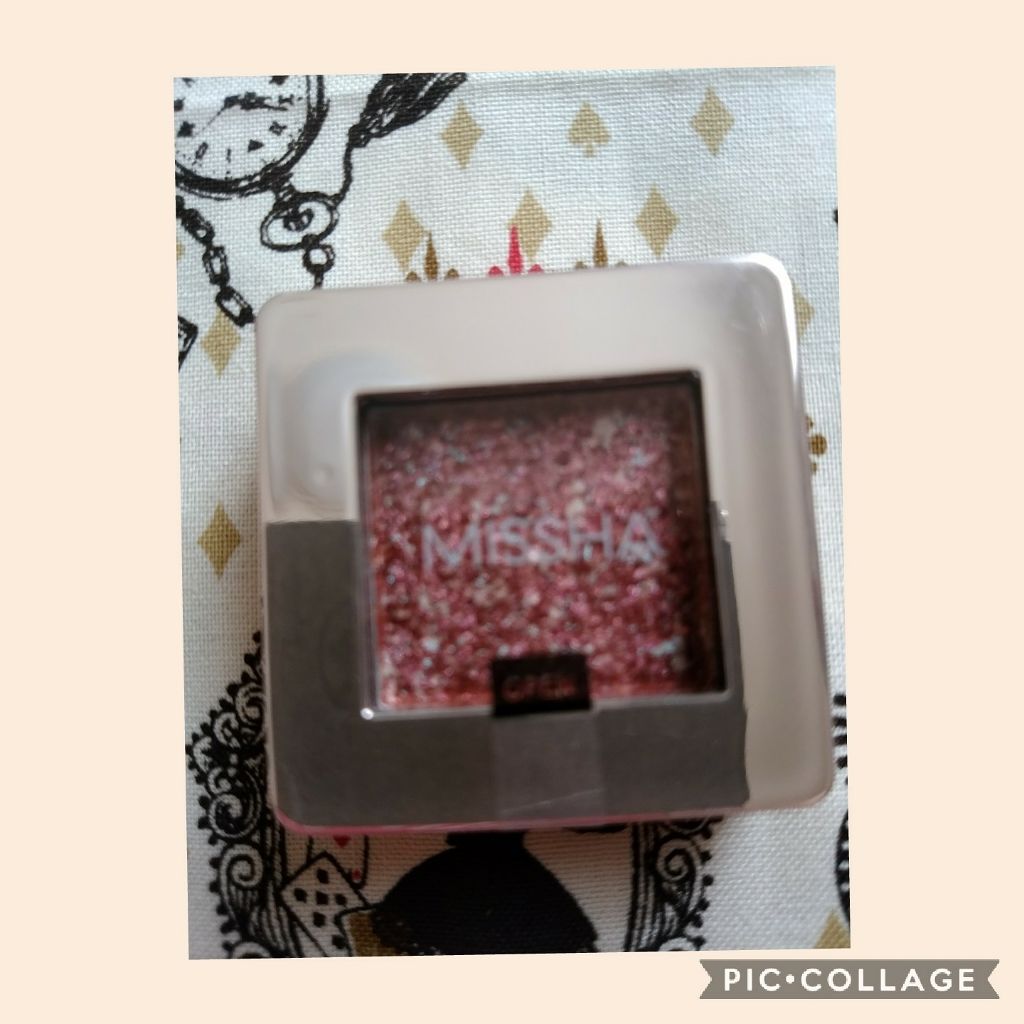 グリッタープリズム シャドウ/MISSHA/グリッターを使ったクチコミ(1枚目)
