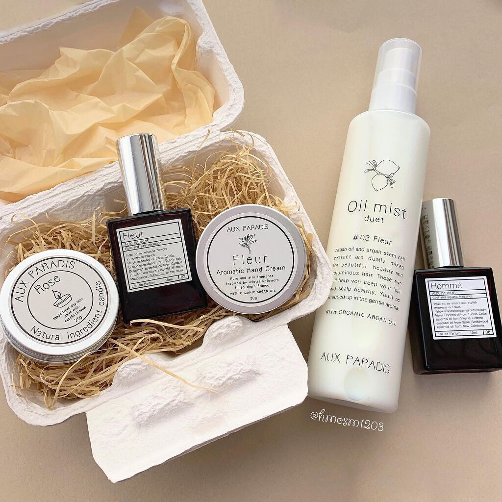 フルールオイルミストデュエット/AUX PARADIS/ヘアオイルを使ったクチコミ（1枚目）