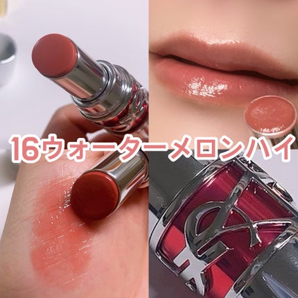 YSL ラブシャイン キャンディグレーズ/YVES SAINT LAURENT BEAUTE/口紅を使ったクチコミ(2枚目)