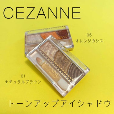 トーンアップアイシャドウ/CEZANNE/アイシャドウパレットを使ったクチコミ（1枚目）