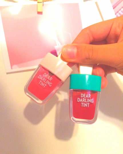 ディアダーリン ウォータージェルティント (アイスティント)/ETUDE/口紅を使ったクチコミ(1枚目)