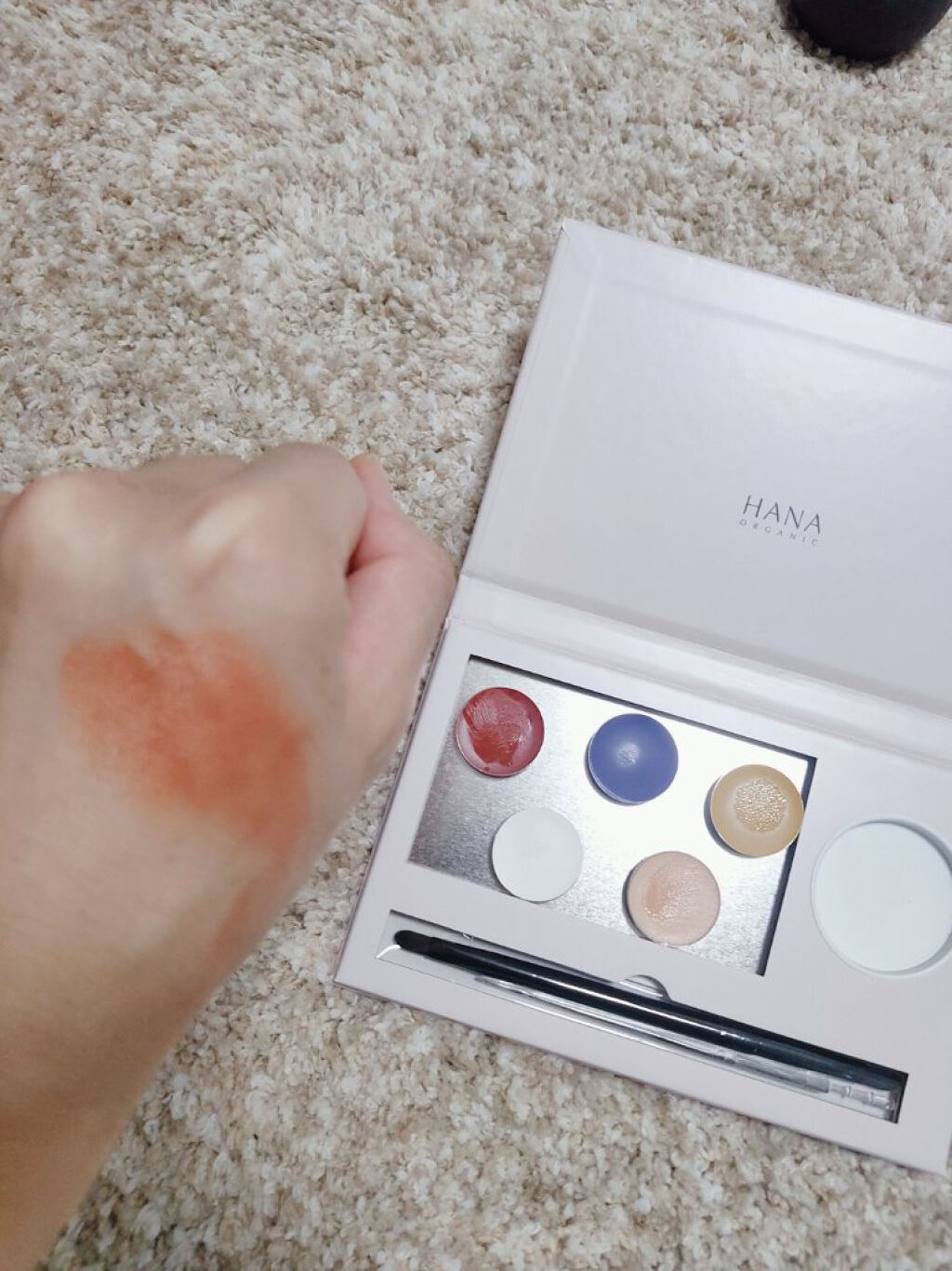 ザ パレット/HANAorganic/アイシャドウパレットを使ったクチコミ（2枚目）