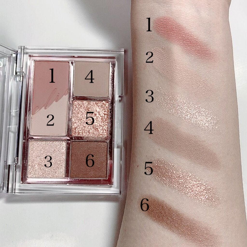 プロ アイパレット ミニ/CLIO/アイシャドウパレットを使ったクチコミ(4枚目)