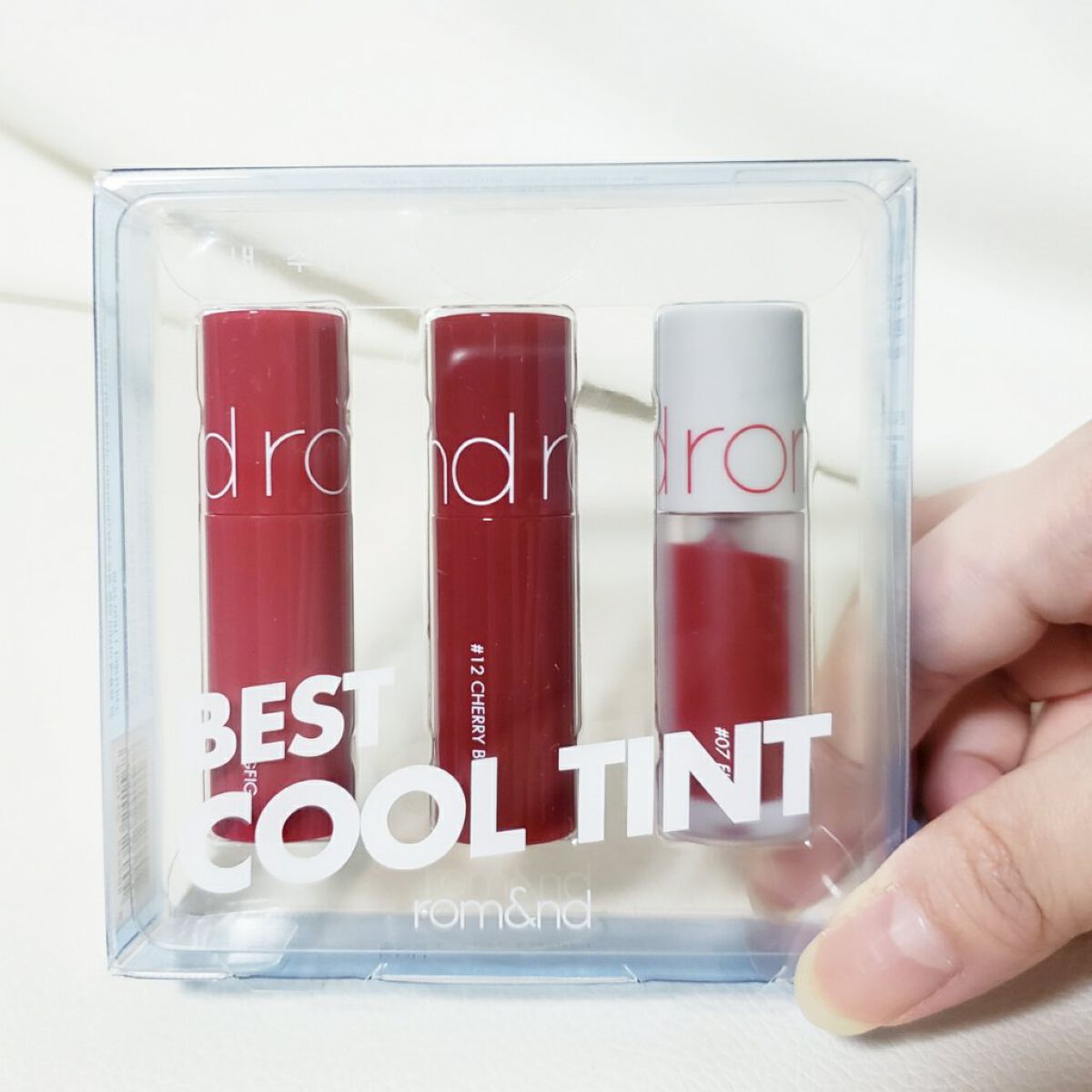 ベストティントエディション ミニリップキット/rom&nd/リップティントを使ったクチコミ(1枚目)