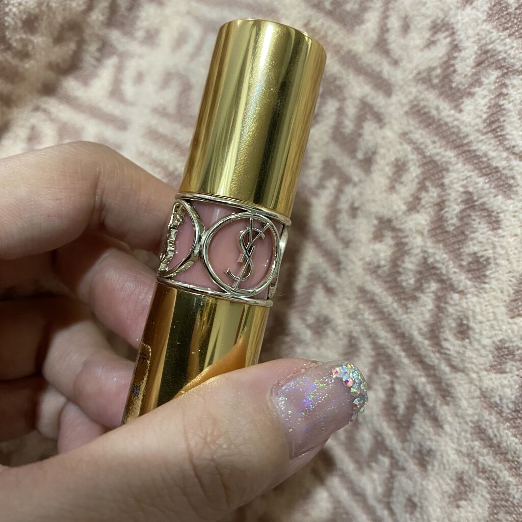 ルージュ ヴォリュプテ シャイン/YVES SAINT LAURENT BEAUTE/口紅を使ったクチコミ（2枚目）