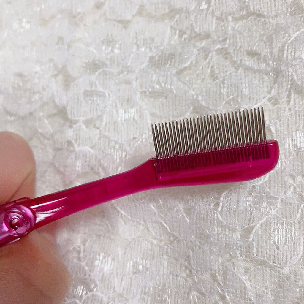 マスカラコーム メタルN（ナチュラル）/チャスティ/その他化粧小物を使ったクチコミ（3枚目）