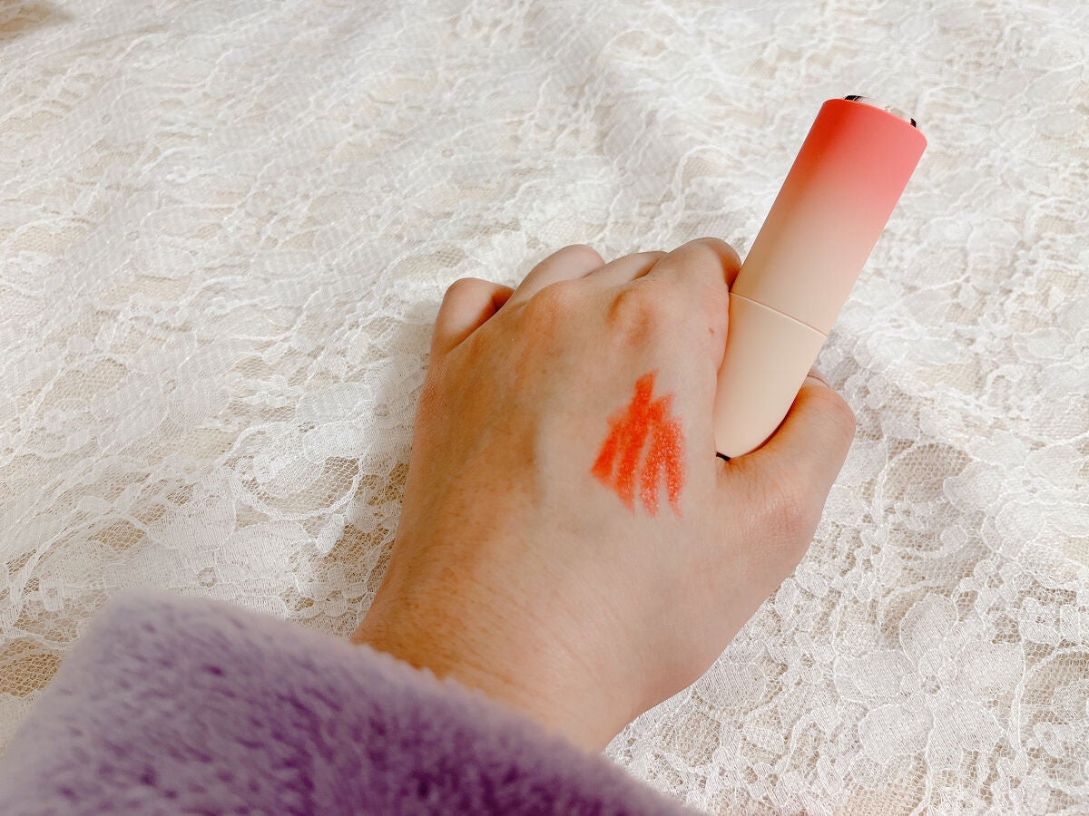 ハート ベターリップトーク/ETUDE/口紅を使ったクチコミ(4枚目)