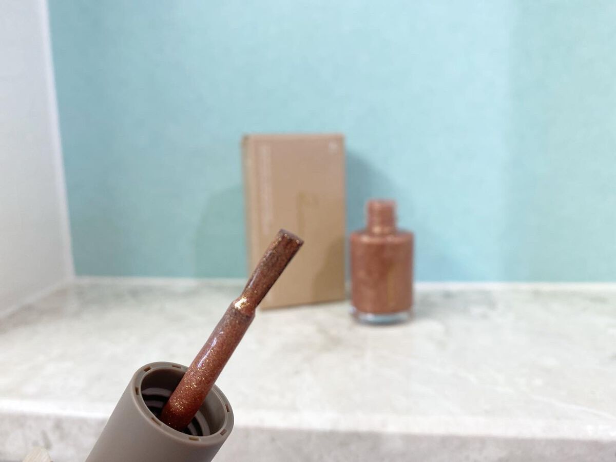 ネイルポリッシュ  11 ロゼスパークル/Ririmew/マニキュアを使ったクチコミ（3枚目）