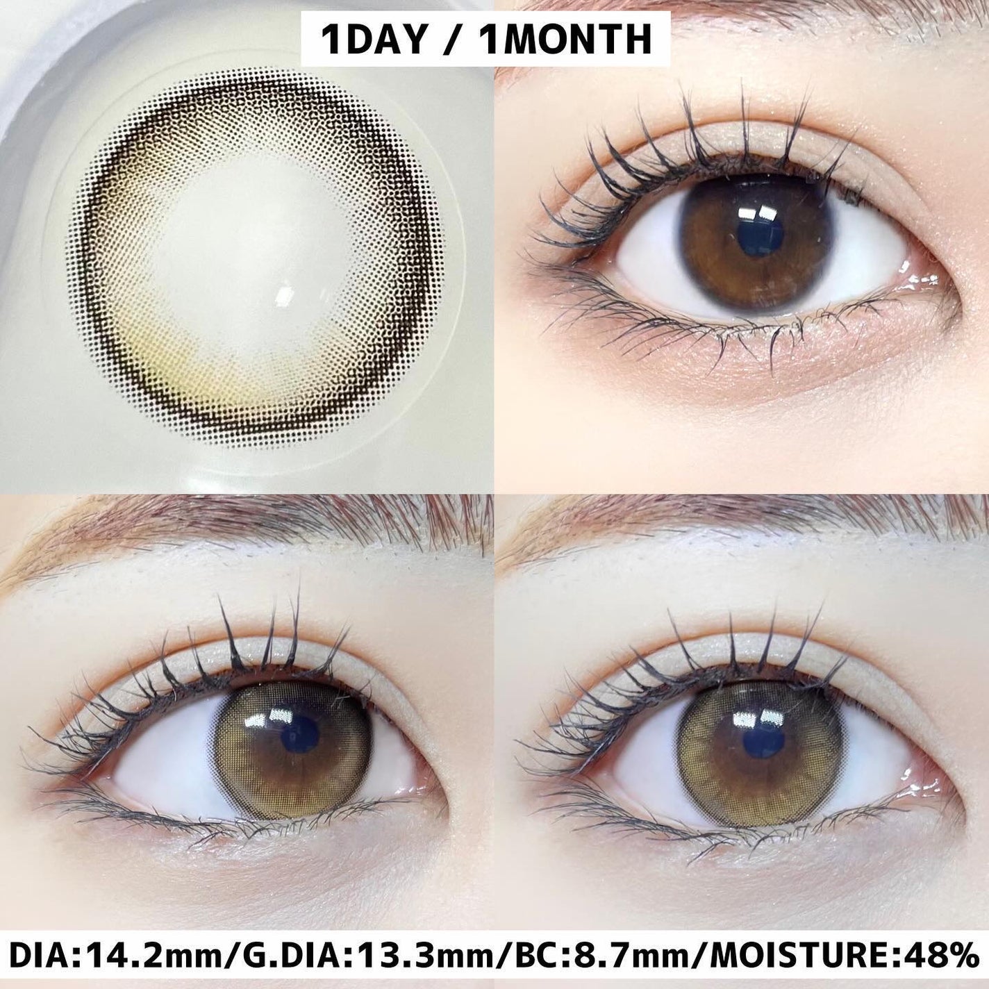 Daisy Shower 1Day/chuu LENS/ワンデー(1DAY)カラコンを使ったクチコミ(4枚目)