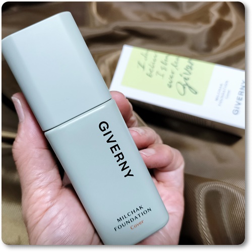ジヴェルニー 密着カバークッション/GIVERNY/クッションファンデーションを使ったクチコミ（2枚目）